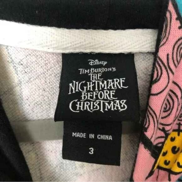(Retired) Disney The Nightmare Before Christmas Sally Patchwork Crop Hoodie - Picture 7 of 8